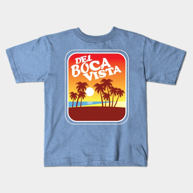 Del Boca Vista Kids T-Shirt by CoolDojoBro